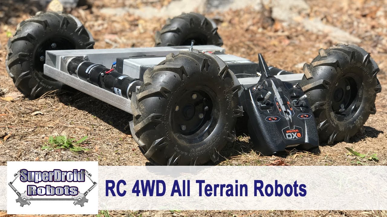 Remote Control 4WD ATR's SuperDroid Robots