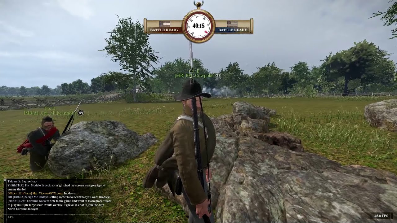 Wiping a unit with Mosby's Raiders