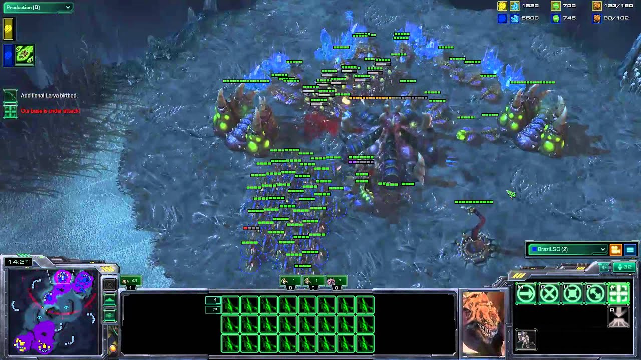 Destiny teaching BraziLSC [Lesson 1 - Game 1] - Starcraft 2 Lesson