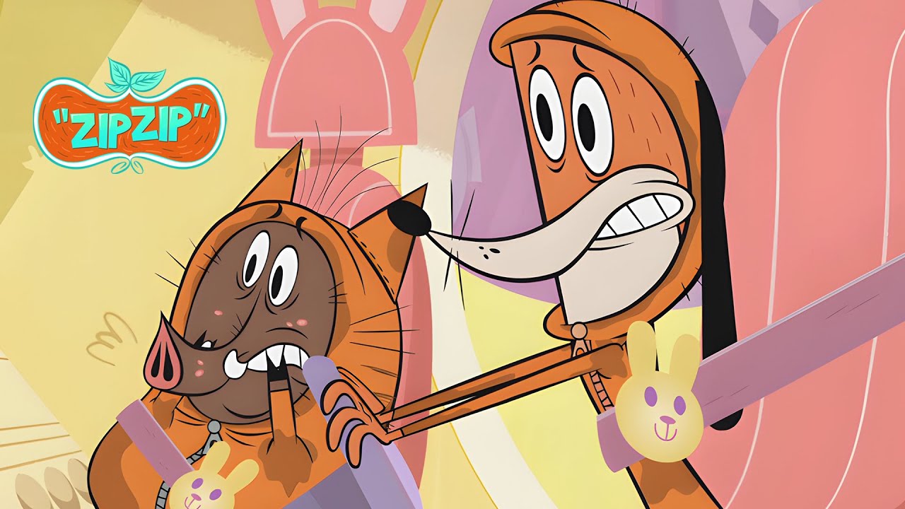 Bunny Pedal to the Metal | Zip Zip English | Full Episodes | 4H | S2 | Cartoon for fun