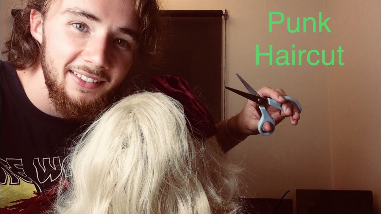ASMR HOW TO HAIRCUT A 70’s 80’s ROCKSTAR / PUNK ROLEPLAY - ASMR PARODY ROLEPLAY - BRUSHING, SCISSORS