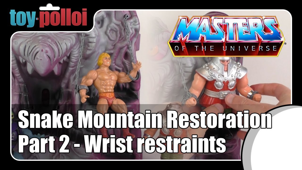 Vintage MOTU Snake Mountain restoration part 2 - Toy Polloi
