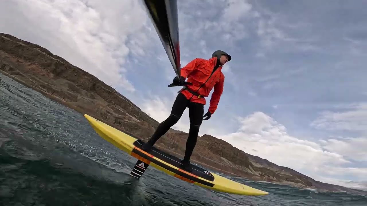 Rufus, Oregon Downwind SUP Foiling 12.22.2023
