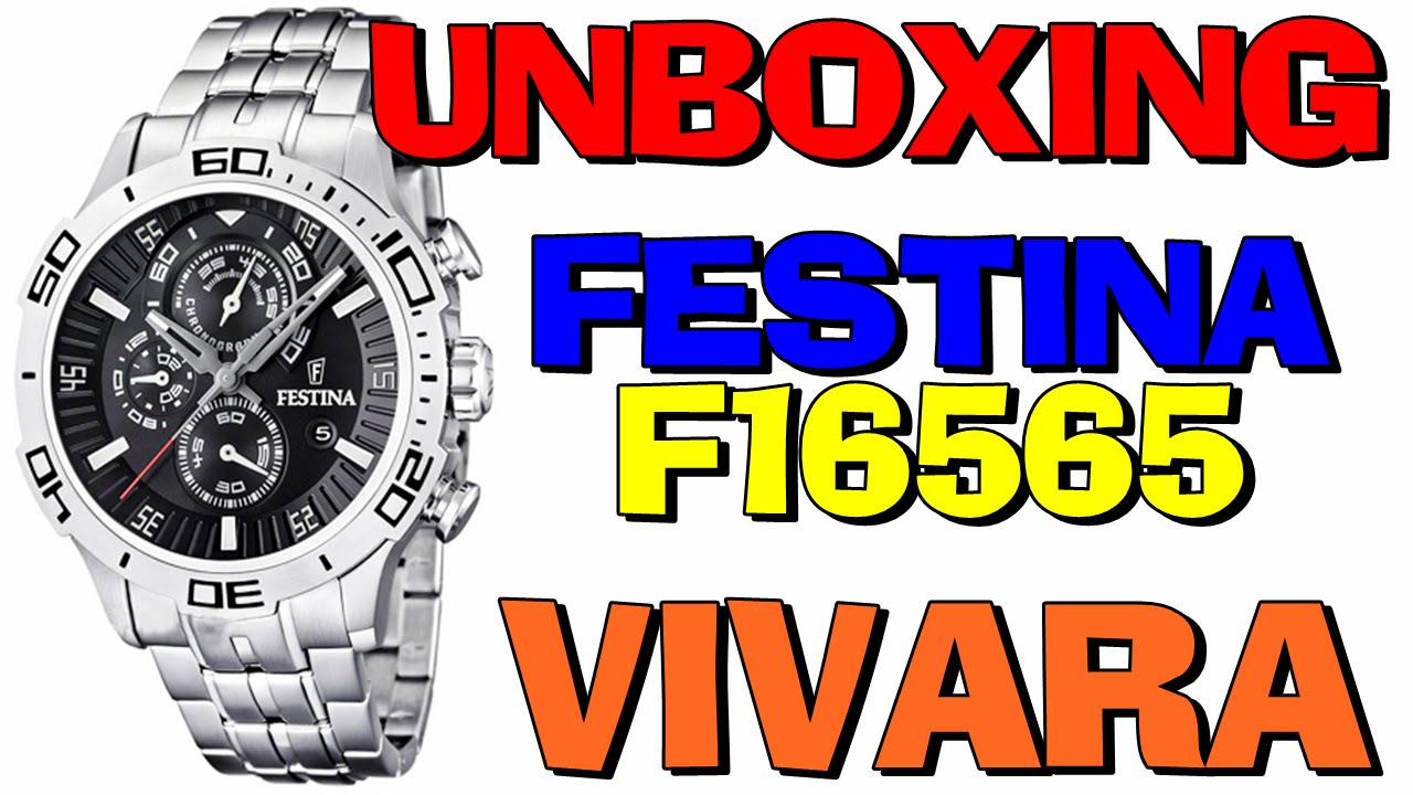 Unboxing Relogio Festina F16565 Vivara (PT-BR) HD