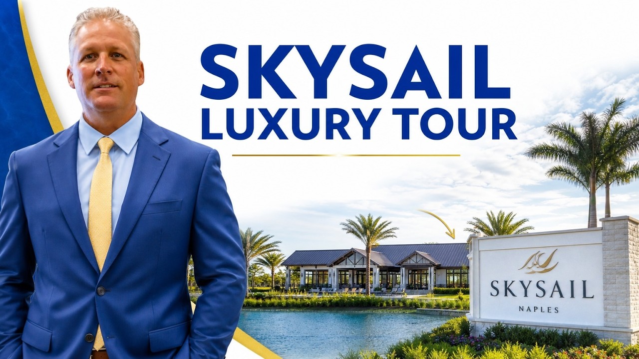 Новые дома на продажу во Флориде, в жилом комплексе SkySail Naples.
