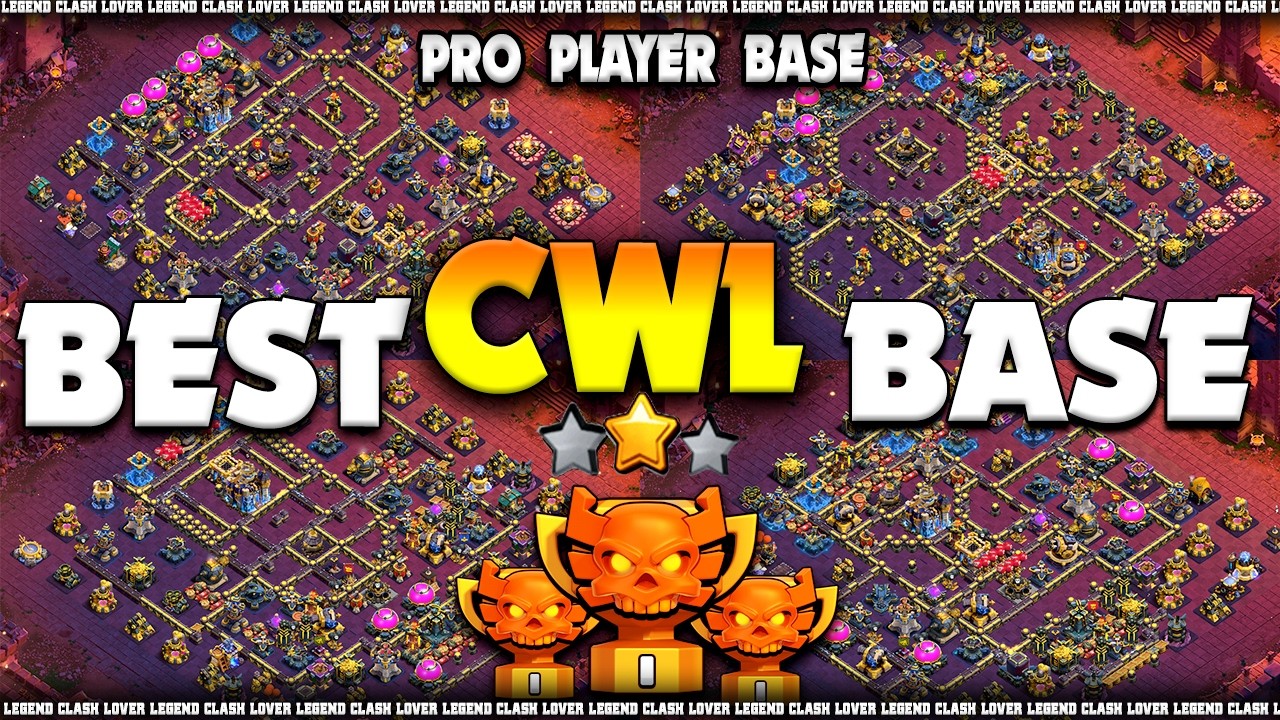 *NEW TH18 LEGEND* + CWL BASE LINKS | BEST TH18 ANTI 2 STAR DEFENCE BASES IN CLASH OF CLANS 🔥