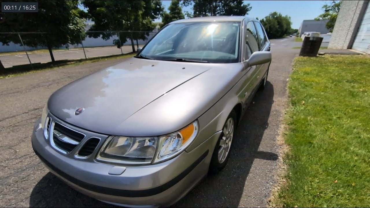 4K Review 2003 Saab 9-5 2.3L 5-Speed Manual Virtual Test-Drive & Walk-around