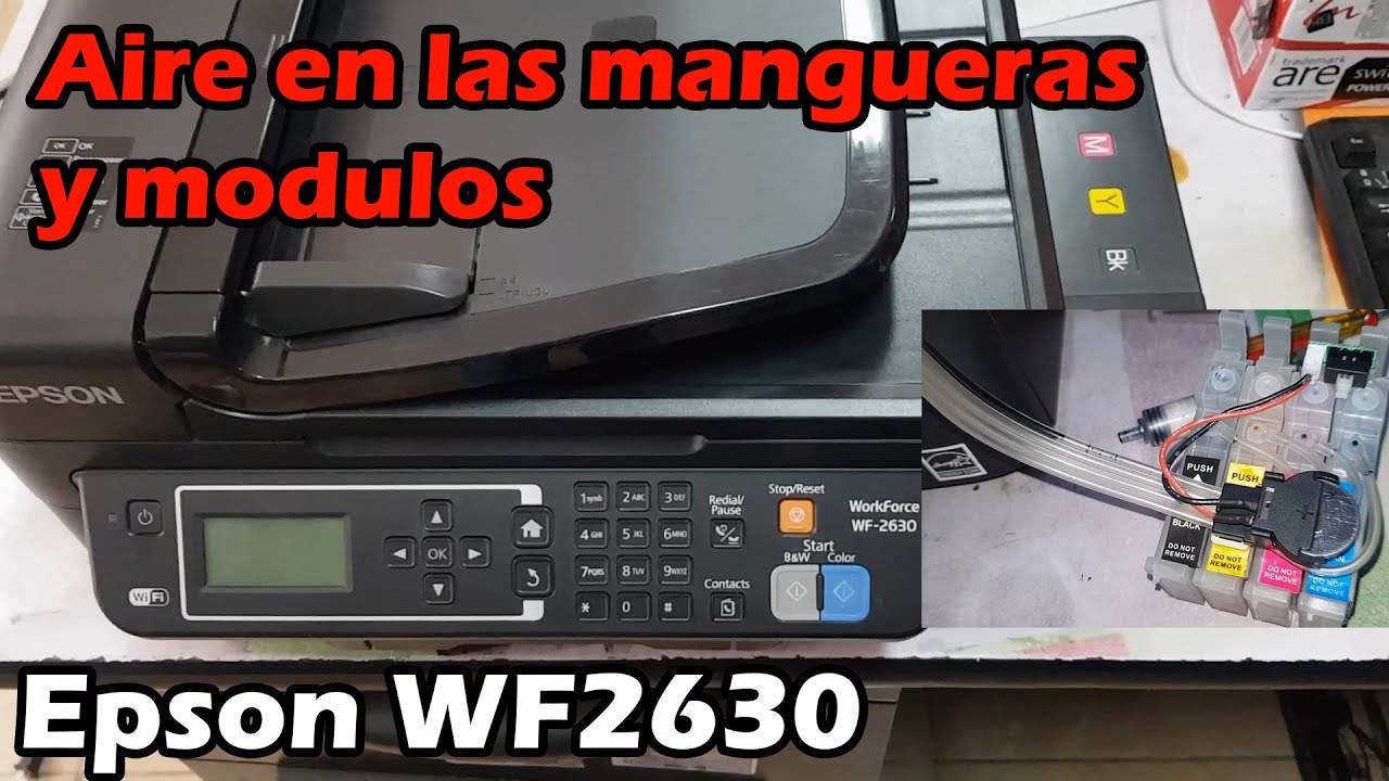 👉Quitar aire de las mangueras y módulos 