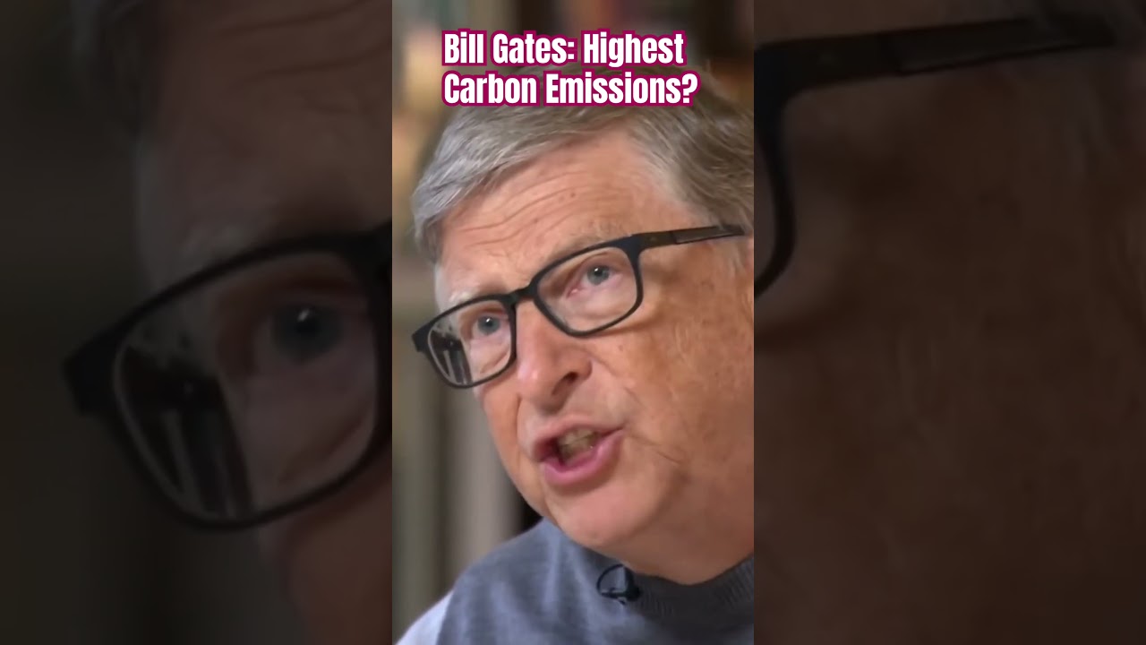 Bill Gates: Highest Carbon Emissions? #billgates #carbonemissions #finance #investing #interview