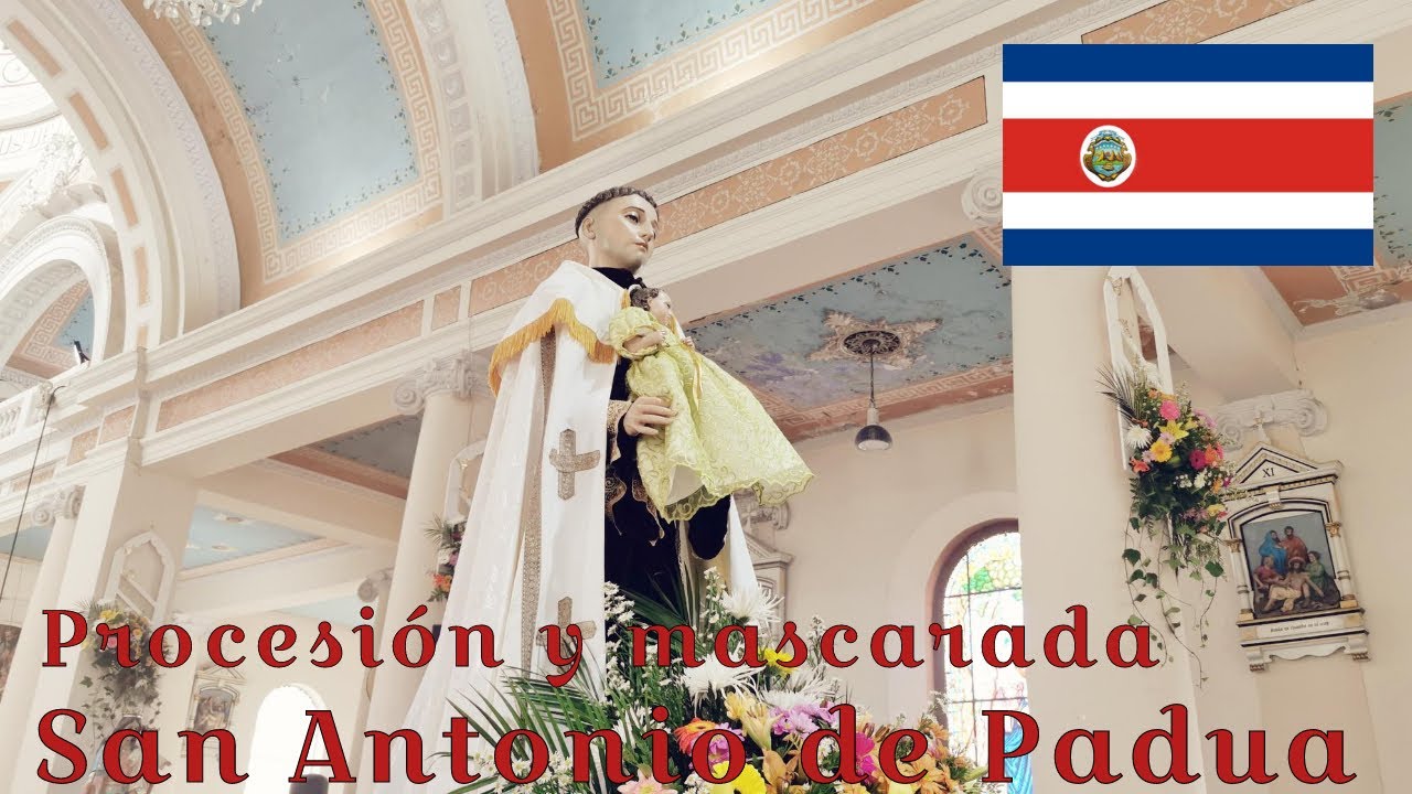 Procesión y mascarada - San Antonio de Padua, Curridabat, 2022.