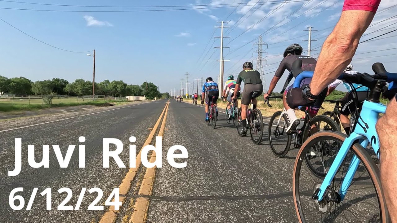 Juvi Group Ride Road Cycling San Antonio 6-12-2024