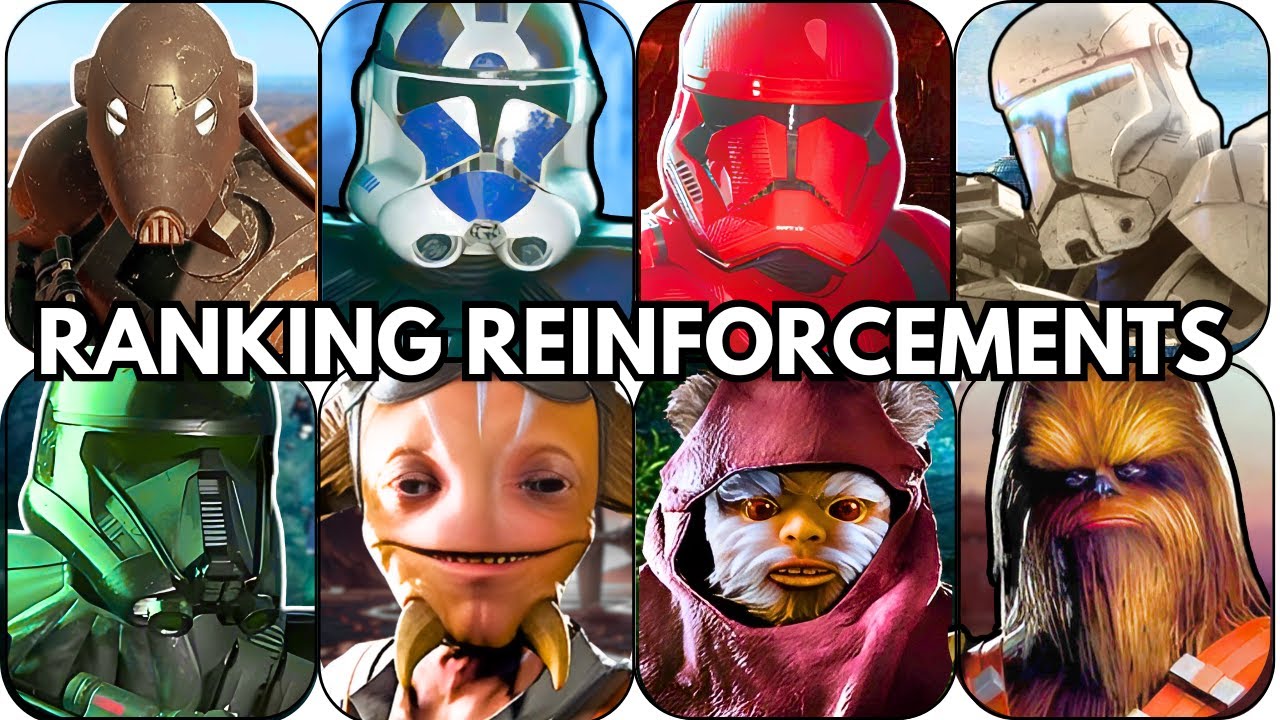Ranking ALL Battlefront 2 Reinforcements From WORST to BEST