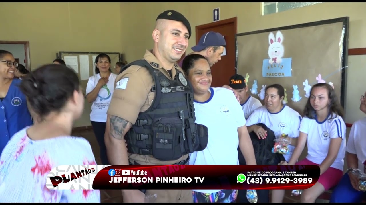 PM DE IBIPORÃ FAZ ENTREGA DE  OVOS DE PÁSCOA