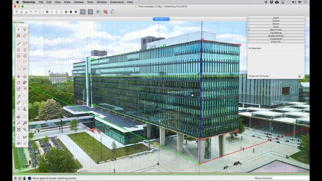 Fotomontaje en SketchUp
