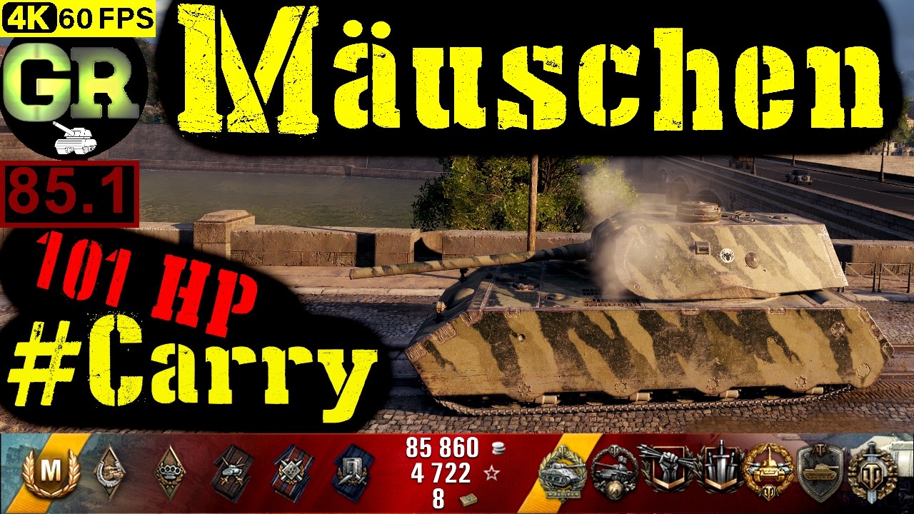 World of Tanks Mäuschen WoT Replay - 9 Kills 6.2K DMG(Patch 1.4.0)