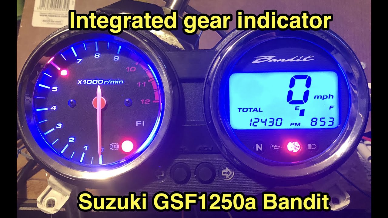 2009 GSF1250a Gear Indicator   HD 720p