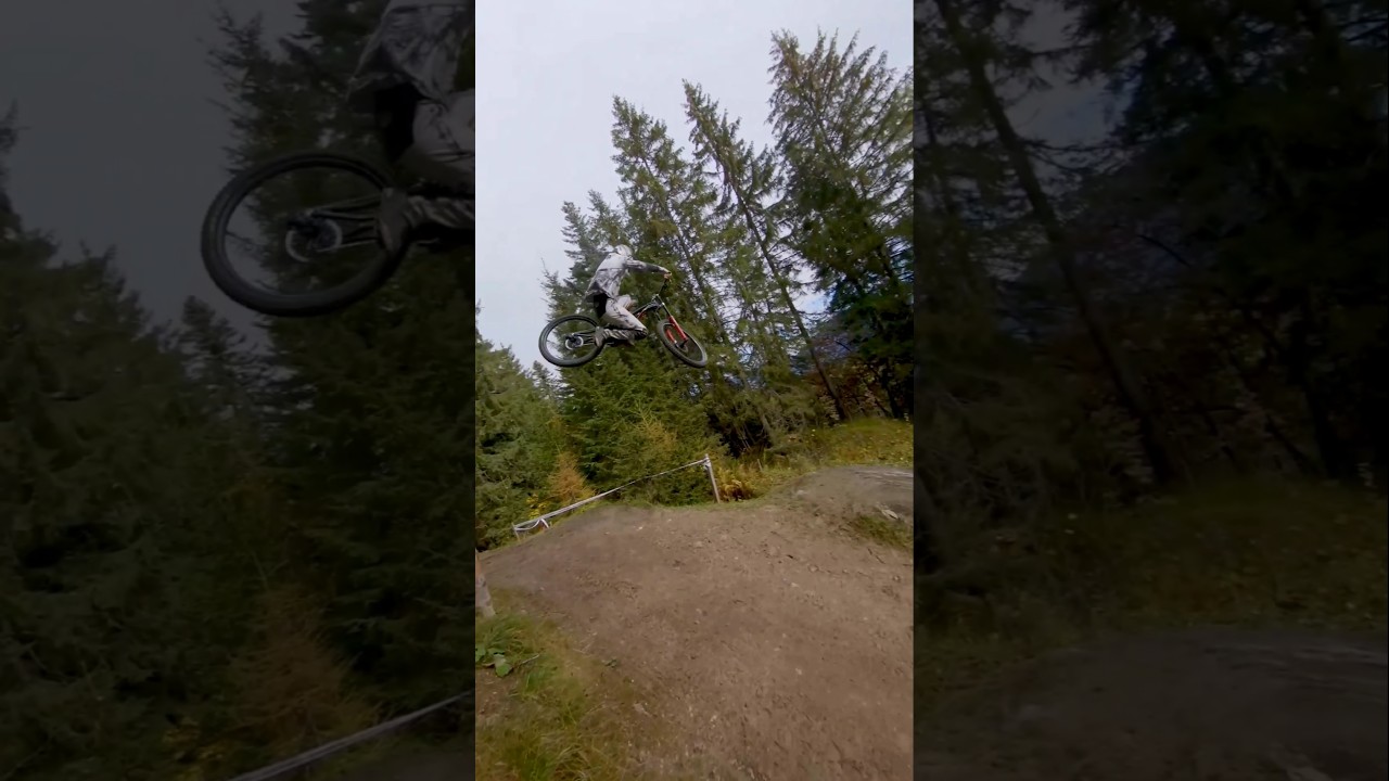 Ja mann, Jakob Ammann auf der jumpline von Elias Schw&auml;rzler @BikeparkBrandnertal  @cinexs-ch #mtb