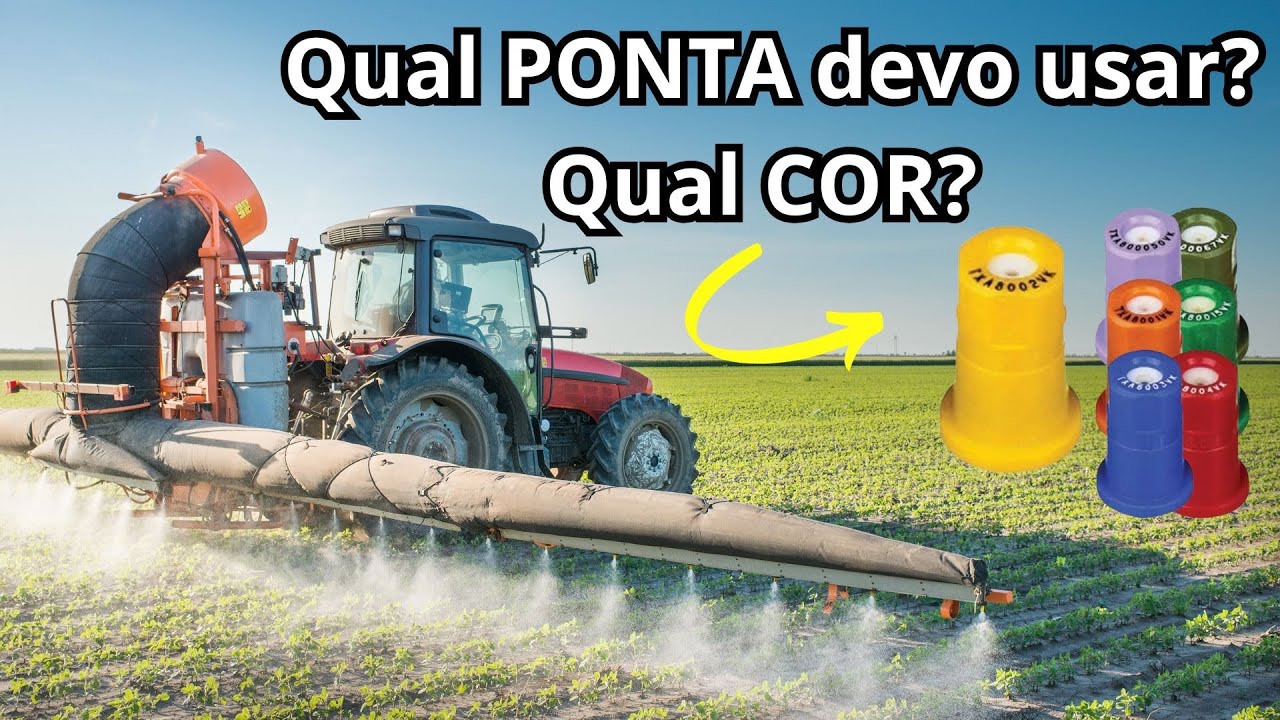 COMO ESCOLHER A PONTA DE PULVERIZAÇÃO? QUAL COR USAR?
