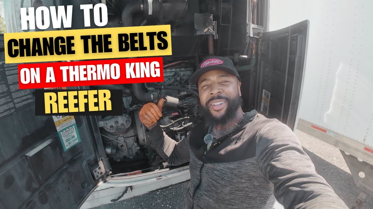 Как заменить ремни на рефрижераторе Thermo King | Полное обслуживание и замена масла силами опера...