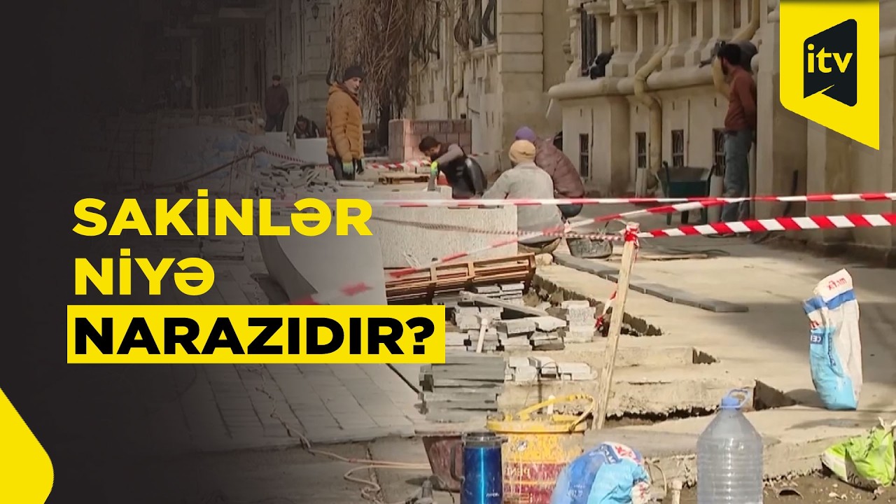 Abadlıq işləri ləngiyir, sakinlər və sahibkarlar narazıdır