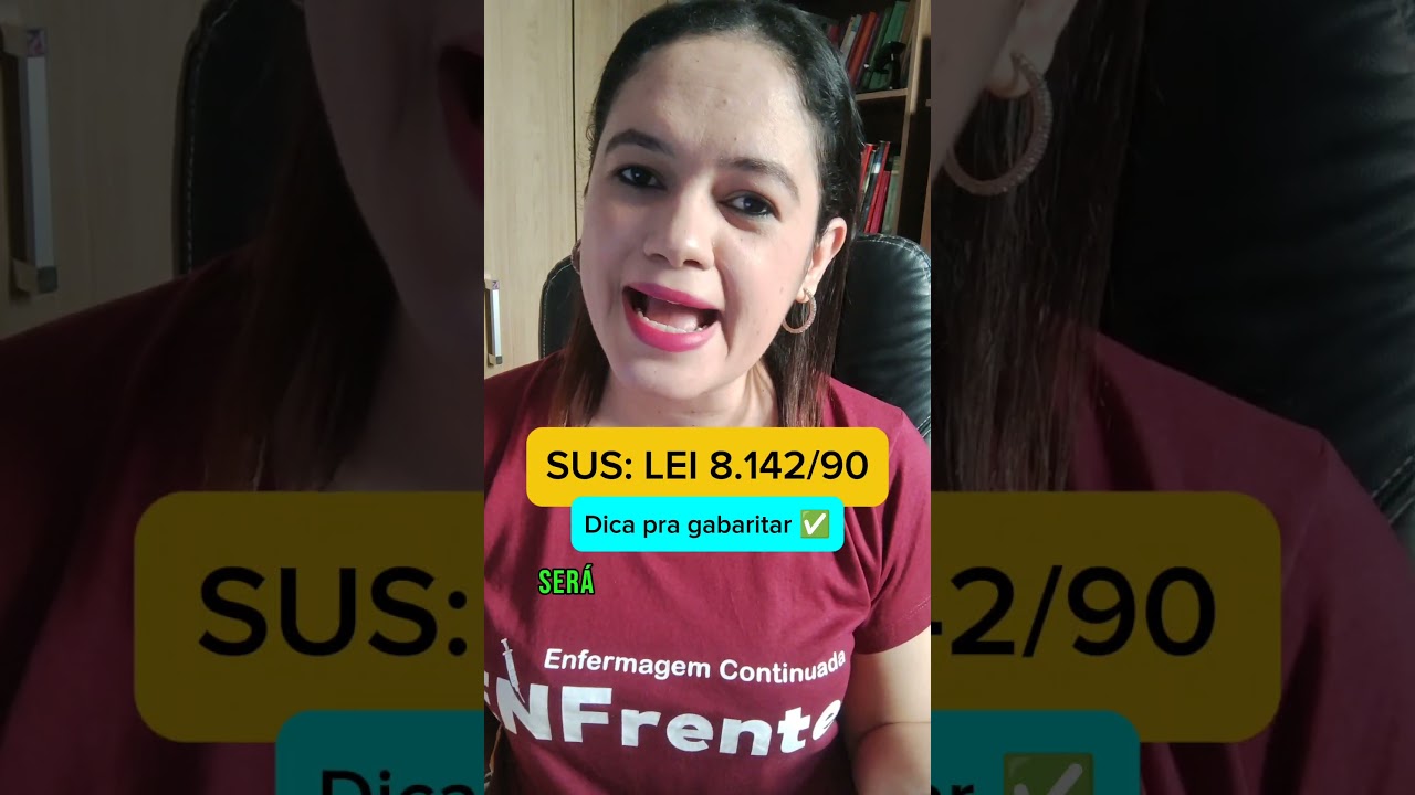 SUS: Lei 8.142/90 - Anote pra gabaritar ✅