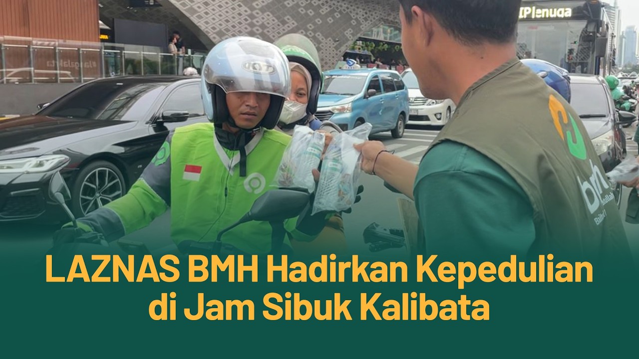 Takjil di Tengah Laju Kota: LAZNAS BMH Hadirkan Kepedulian di Jam Sibuk Kalibata
