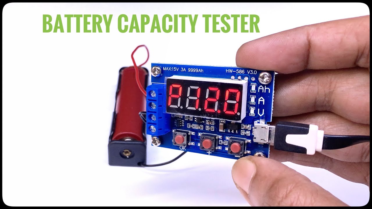 Know Your battery's real capacity using Lithium Battery Capacity Tester Module | how to use
