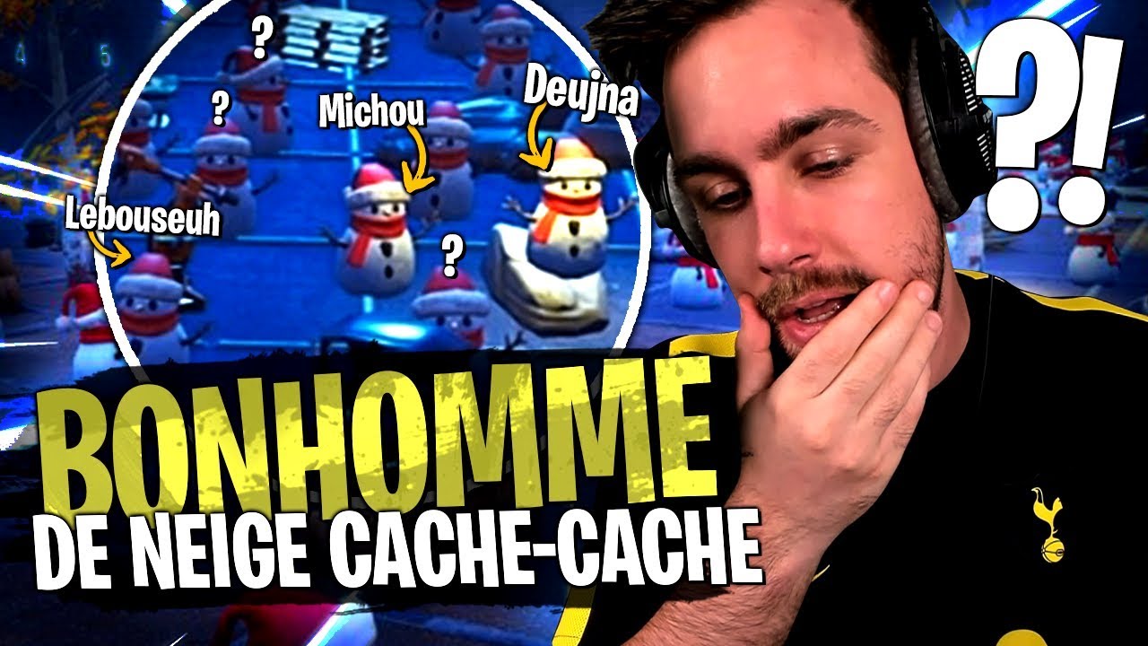 Cache-Cache Bonhomme de Neige, qui de la Team Croûton restera en vie sur Fortnite Créatif ?!