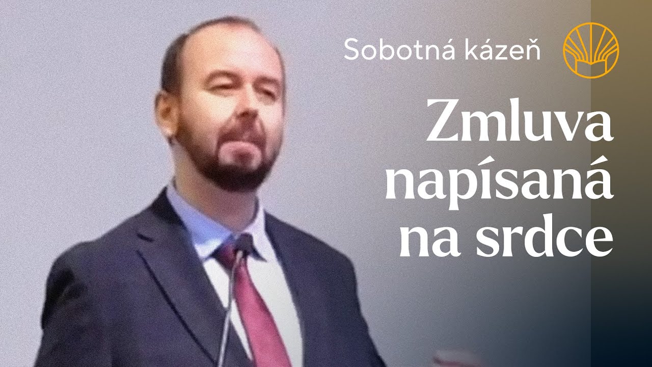 📖 Zmluva napísaná na srdce • Pavel Moudrý • Sobotná kázeň 3. 1. 2026