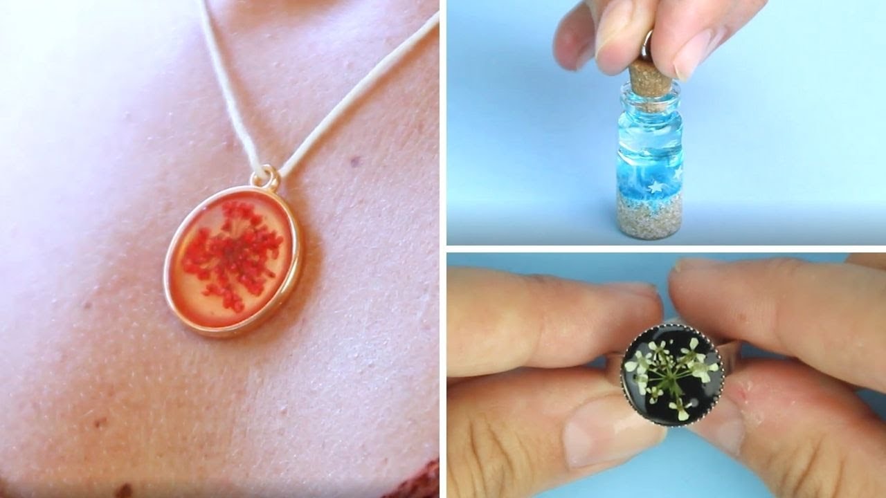 COME REALIZZARE BELLISSIMI GIOIELLI IN RESINA || Tante IDEE Facili da Realizzare!