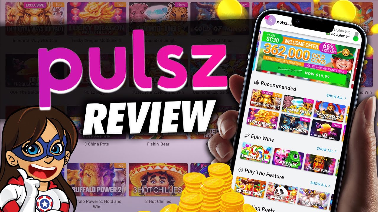 Pulsz Social Casino Review 🎰 (Free 5,000 GC + 2.3 SC)