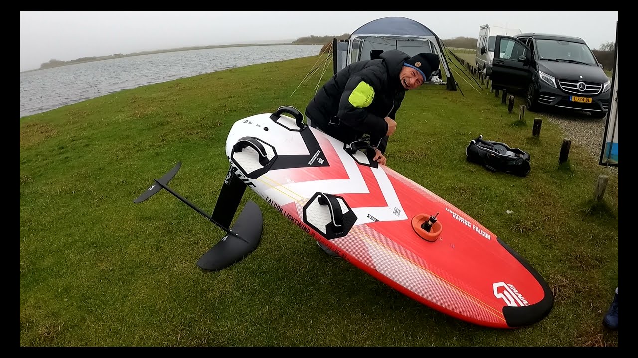 Windsurf Brouwersdam #101 First time on the foil