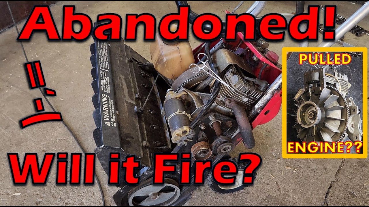 Abandoned at the Curb! - Will it Run? - Toro S-200 - Machine Rehab