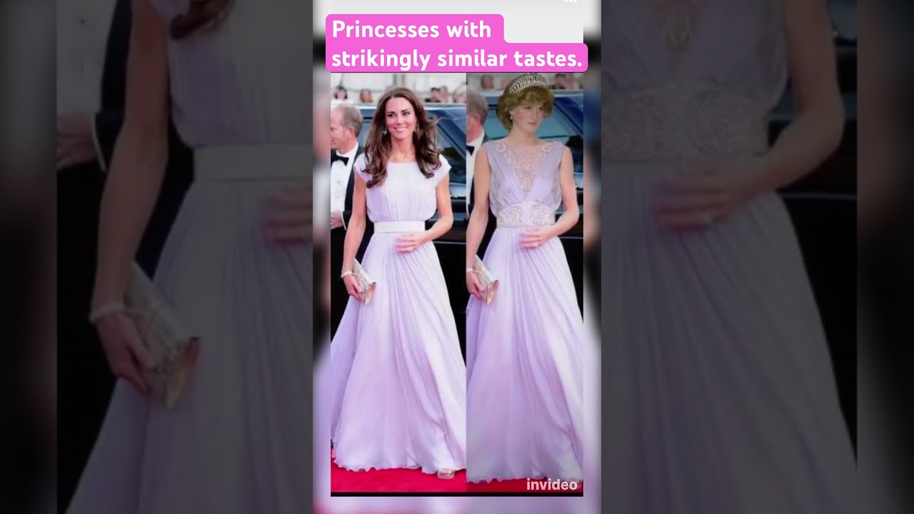 Princess Catherine & Princess Diana: Strikingly similar tastes. #shorts #princesskate #princessdiana