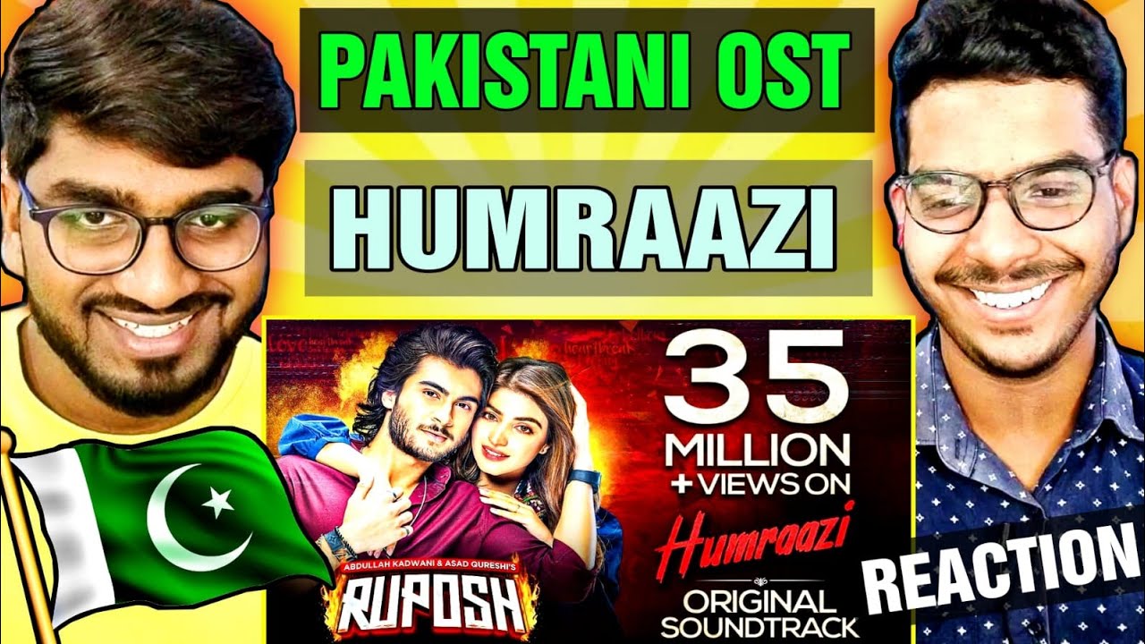 HUMRAAZI OST Reaction | Haroon Kadwani | Kinza Hashmi | Wajhi Farooki | indian Broz Reaction