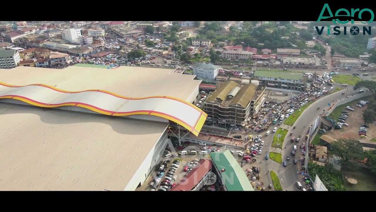 A 360&deg; Aerial Video of Kumasi Kejetia