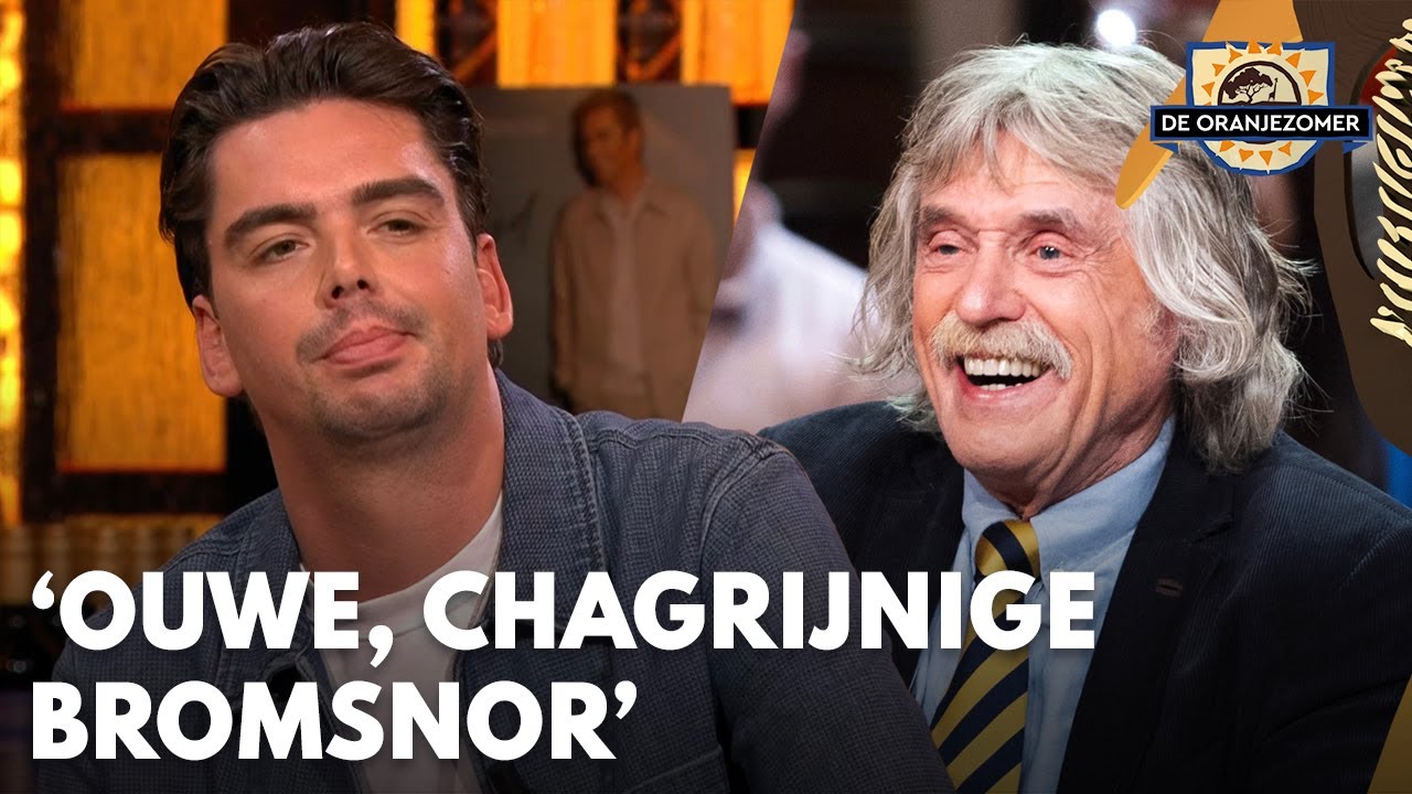 Yves Berendse reageert op kritiek van Johan Derksen: 'Ouwe, chagrijnige bromsnor' | DE ORANJEZOMER