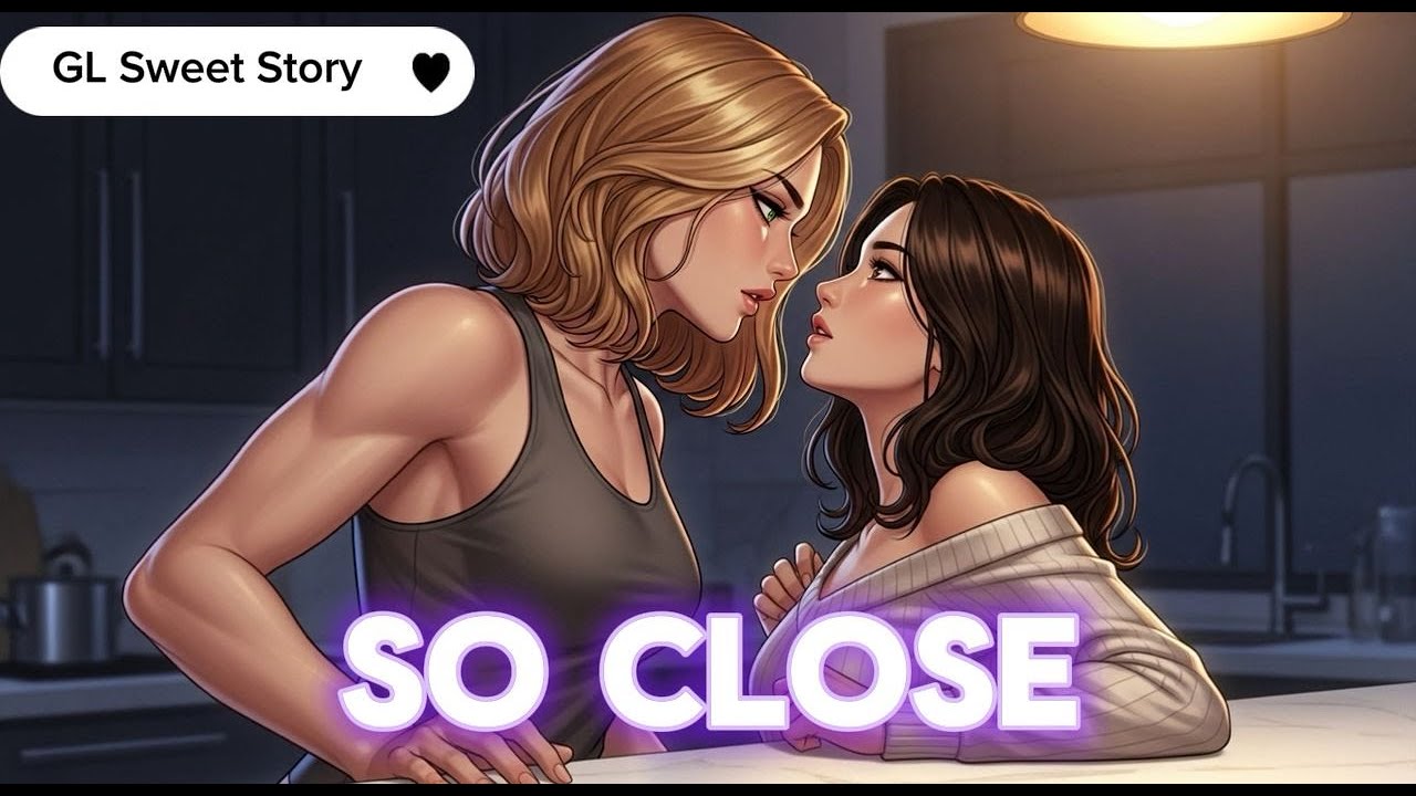 GL ~ I Hated My Hot Stepsister…Until She Pinned Me Against the Kitchen Counter | Lesbian Love Story