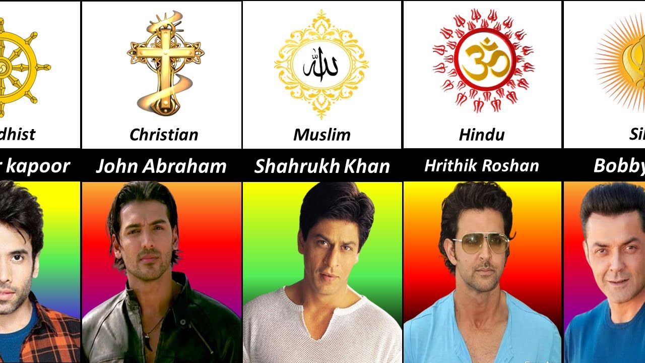 India Religion of bollywood Actors🇮🇳🇮🇳🔥🔥