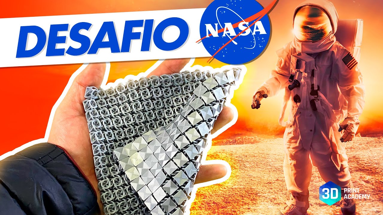 DESAFIO #6 de Impressão 3D: Tecido 3D da NASA - Topa fazer?