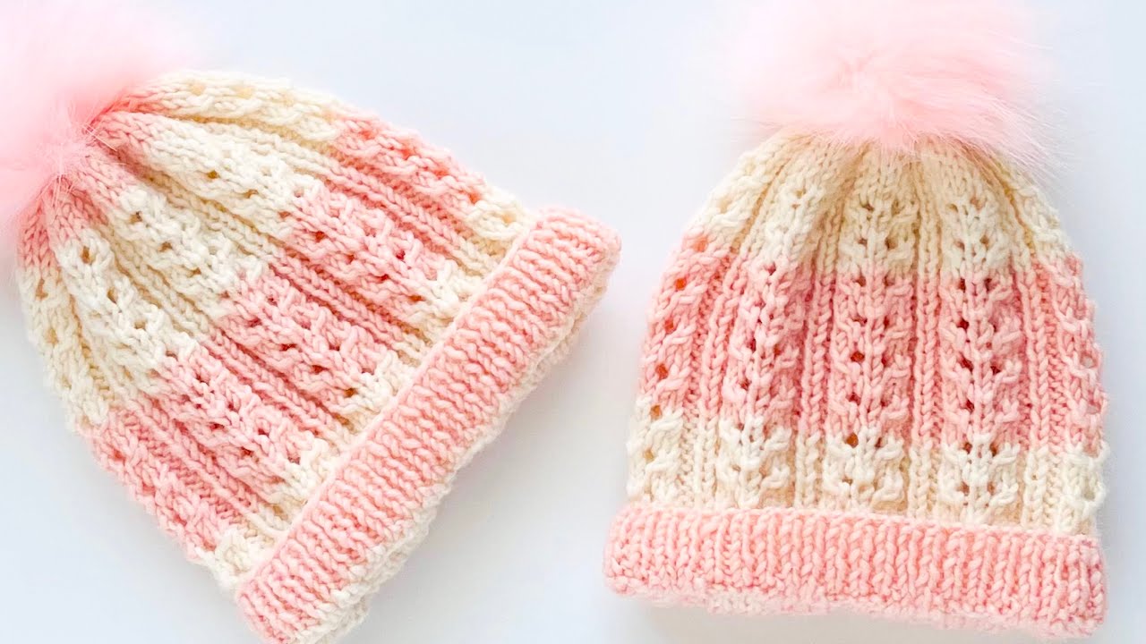 Gorro tejido en dos agujas paso a paso F&Aacute;CIL