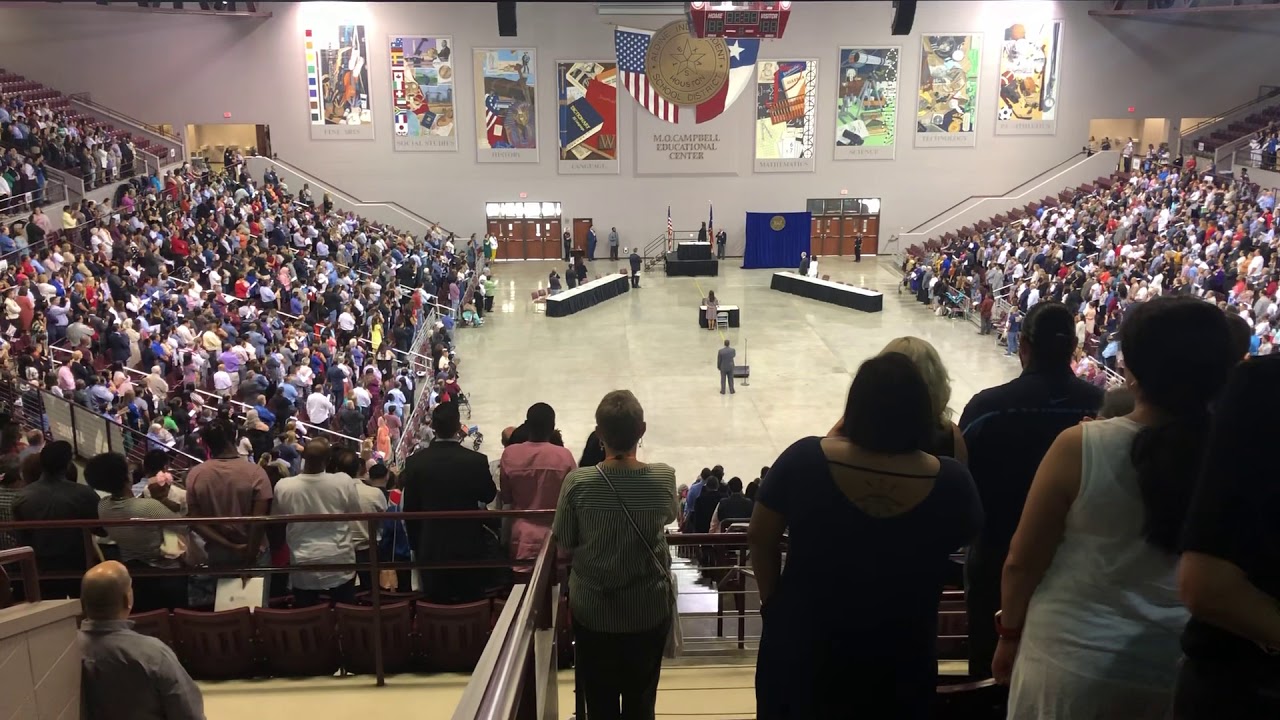 Oath ceremony at M O Campbell Educational Center , Houston 2019