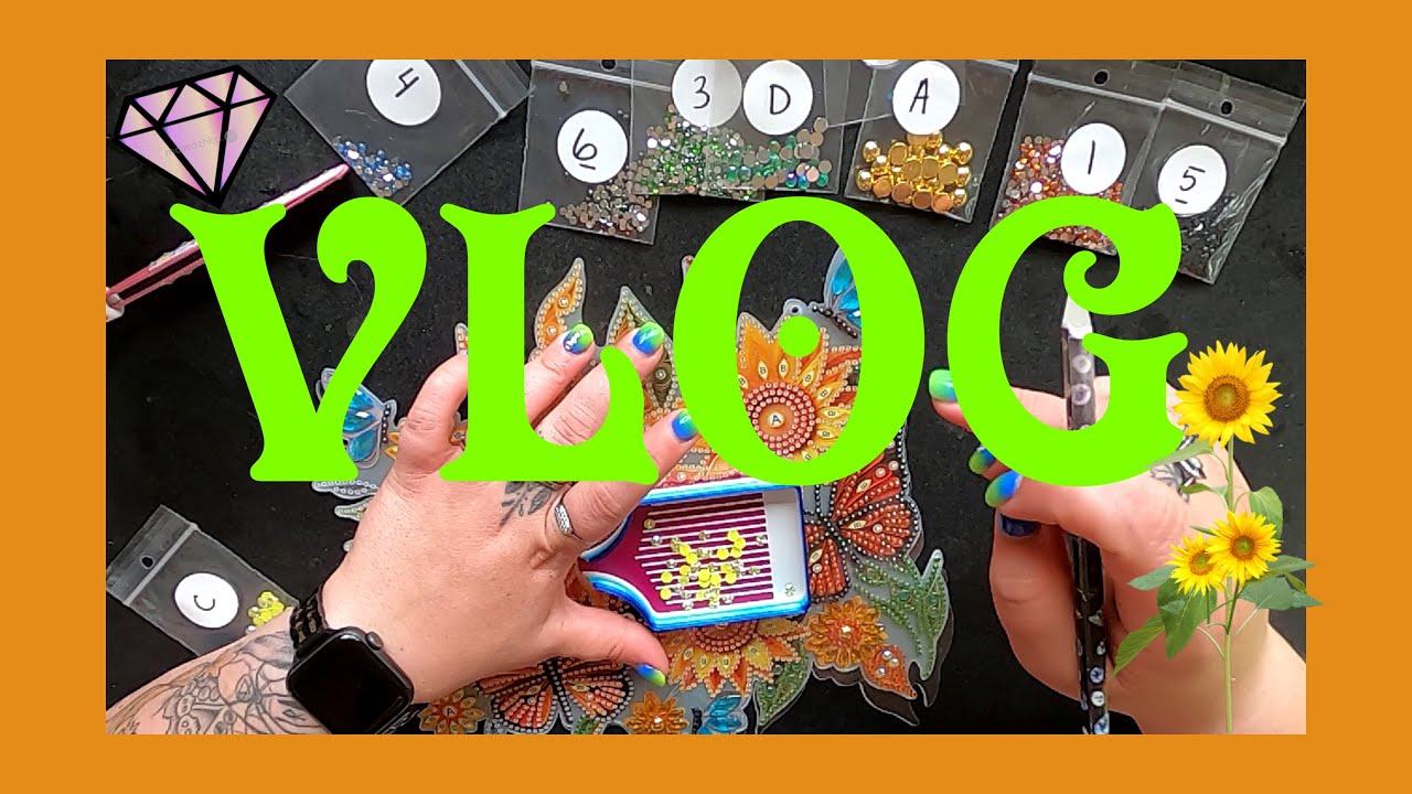 VLOG  ✨✨ Objet DIY Dans Le #catio  💎 [Diamond Painting]