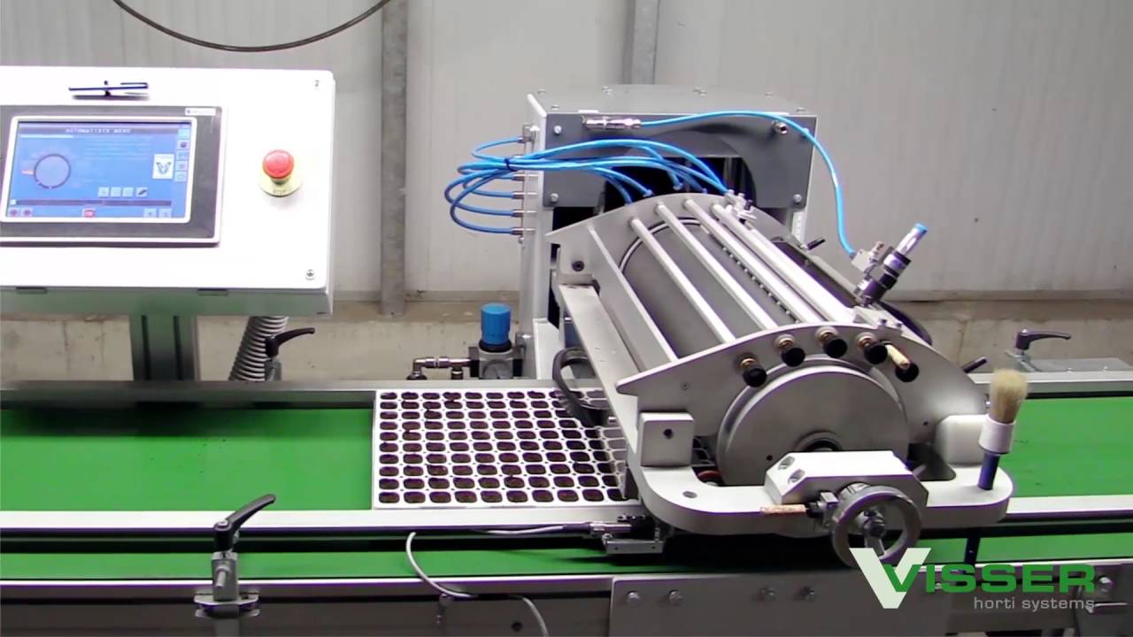 Visser Horti Systems - Auto Seeder Roulette SSL with sub-irrigation - Wunderlich Jungpflanzen