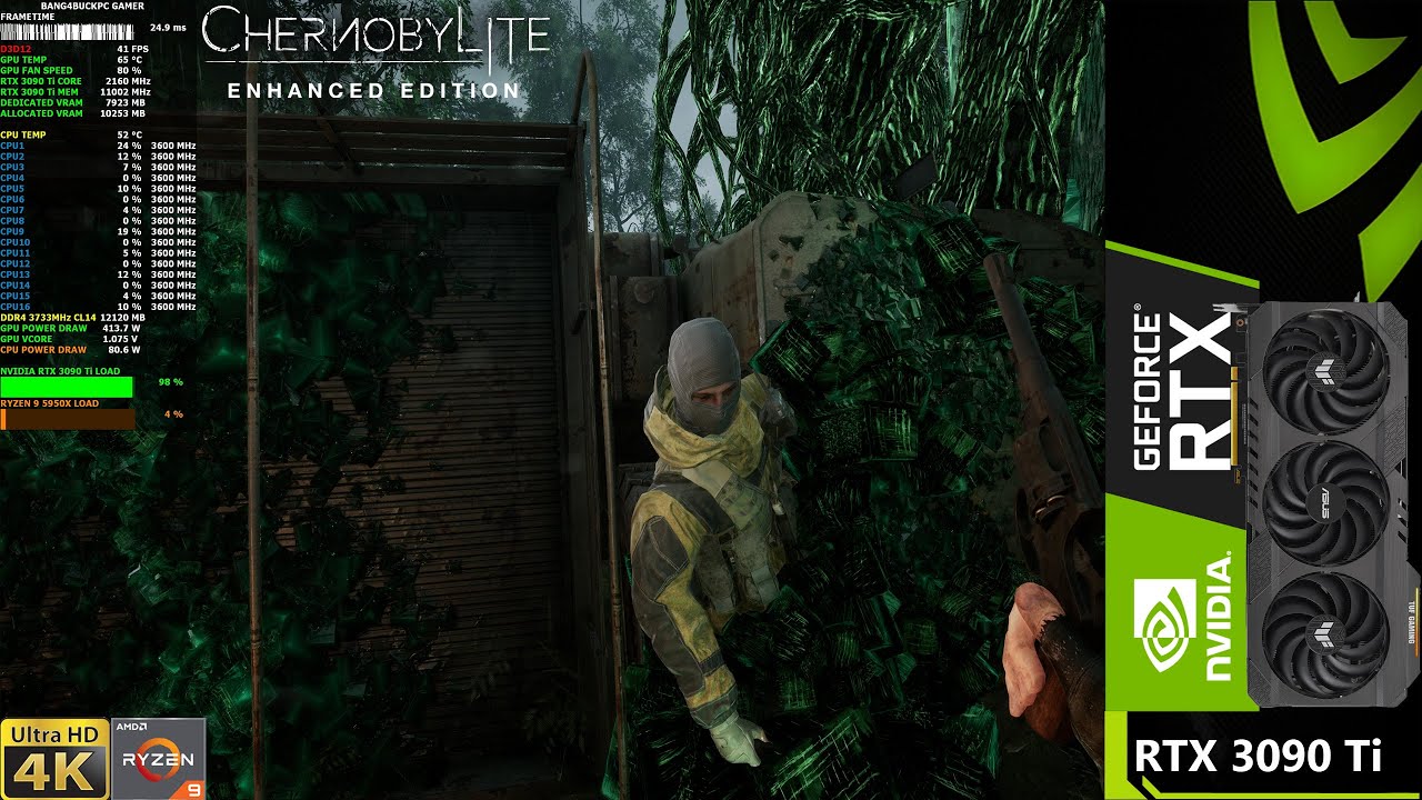 Chernobylite Enhanced Edition Ultra Ray Tracing DLSS 4K | RTX 3090 Ti | Ryzen 9 5950X