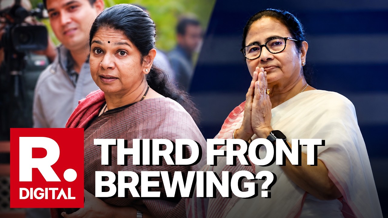 BREAKING: Kanimozhi Meets Mamata Banerjee At Her Kolkata Residence, Fuels Third Front Speculation