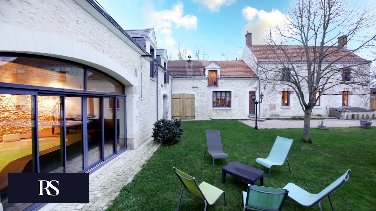 Montbazon | Corps de ferme restauré avec piscine intérieure