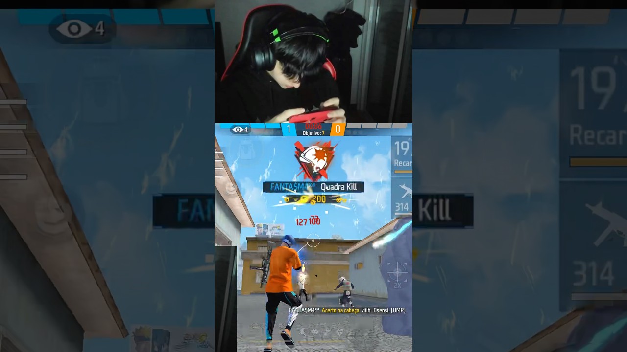 FANTASMA FF em Live Mostrando a Sensi 1.0 👻🔥 #freefire #fantasmaff