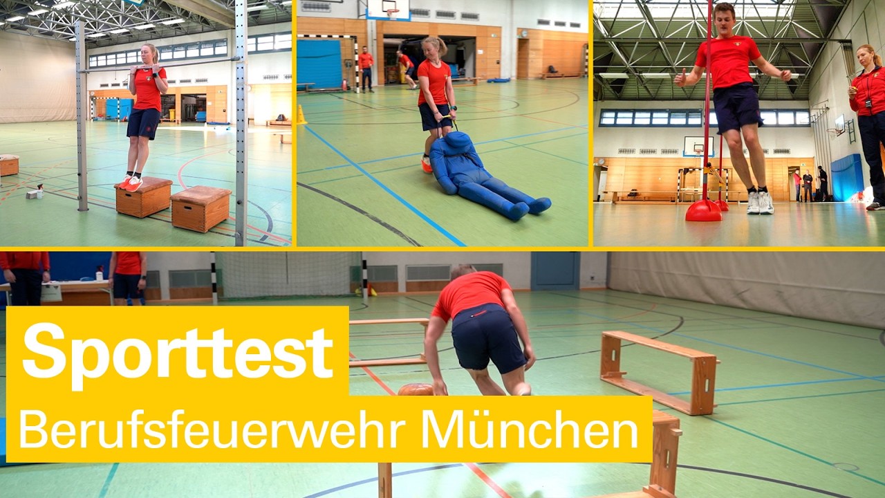 Sporttest bei der Berufsfeuerwehr M&uuml;nchen &ndash; alle 7 Disziplinen des Einstellungstests (aktualisiert)
