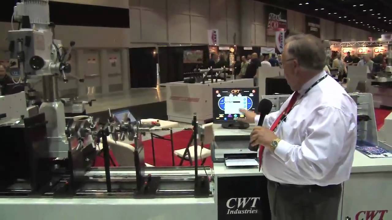 CWT Industries show Crank Balancer 2009 PRI show from EngineBuiderDirectory.com